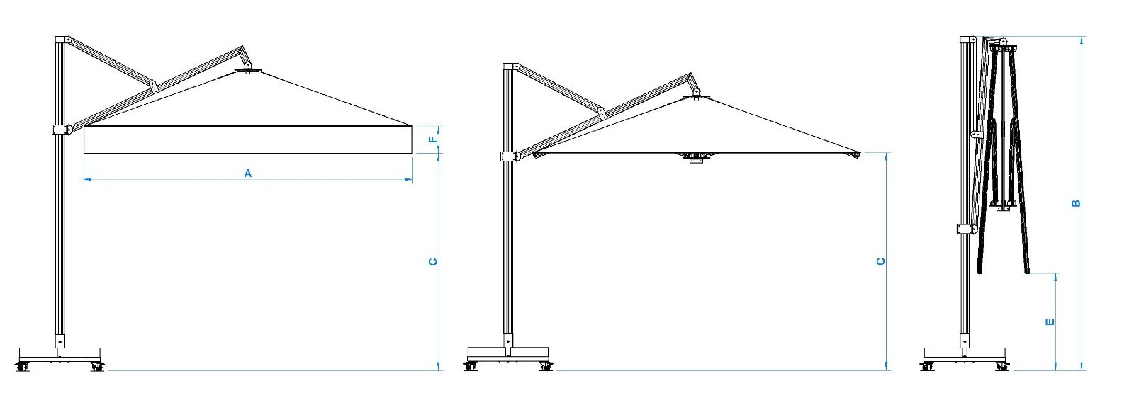 Taille parasol déporte