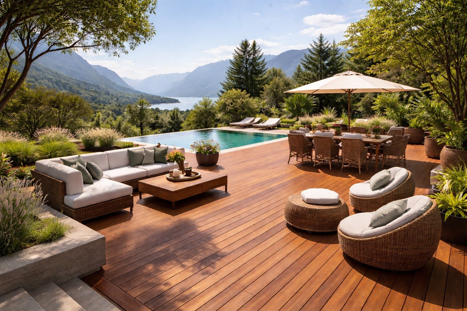Exemple de terrasse en ipé