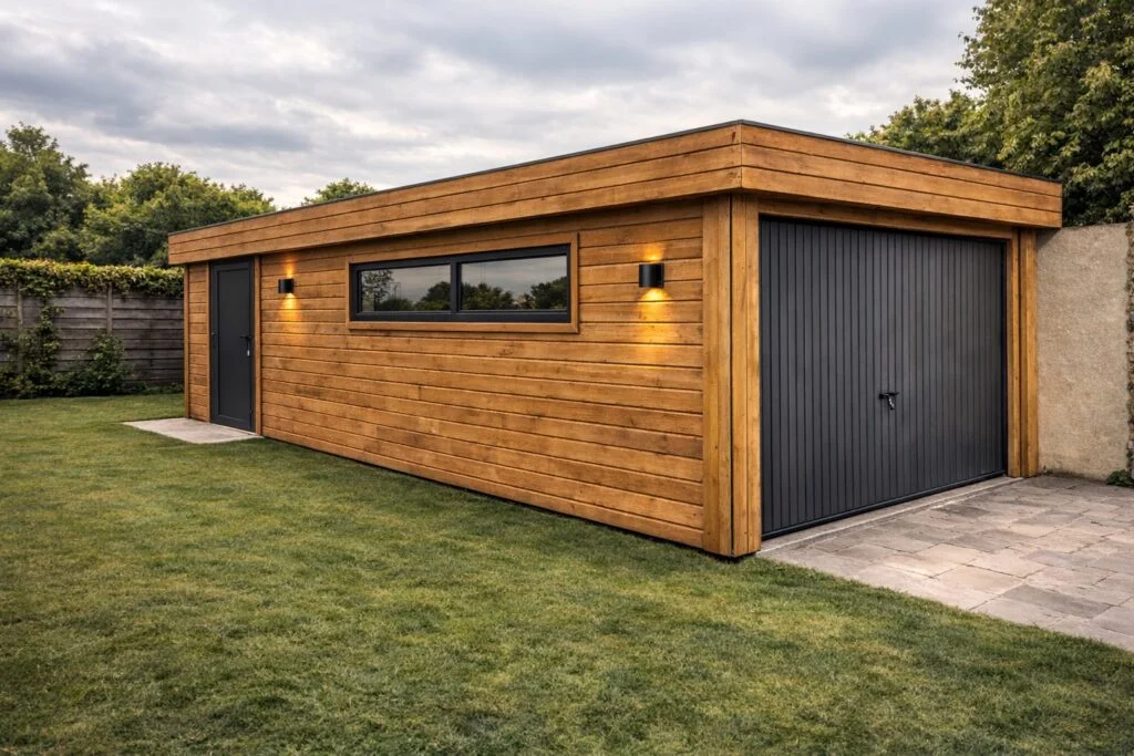 Garage en bois sur mesure simple ou double Living Concept